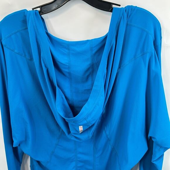 Zella Women's Blue Long Sleeve Slouchy Activewear Top Size Medium - Picture 7 of 13